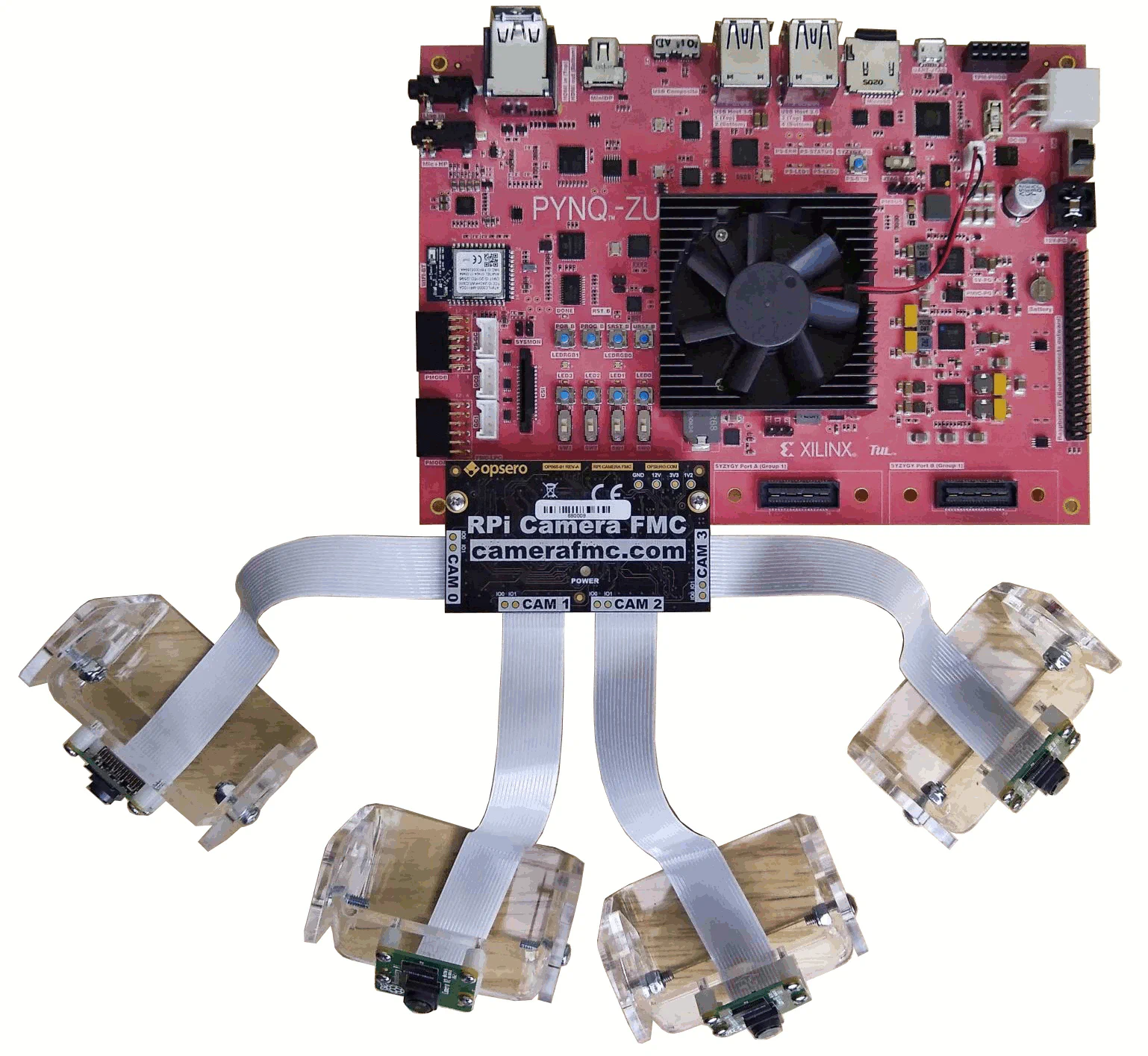 RPi Camera FMC with PYNQ-ZU RPi Camera FMC with PYNQ-ZU