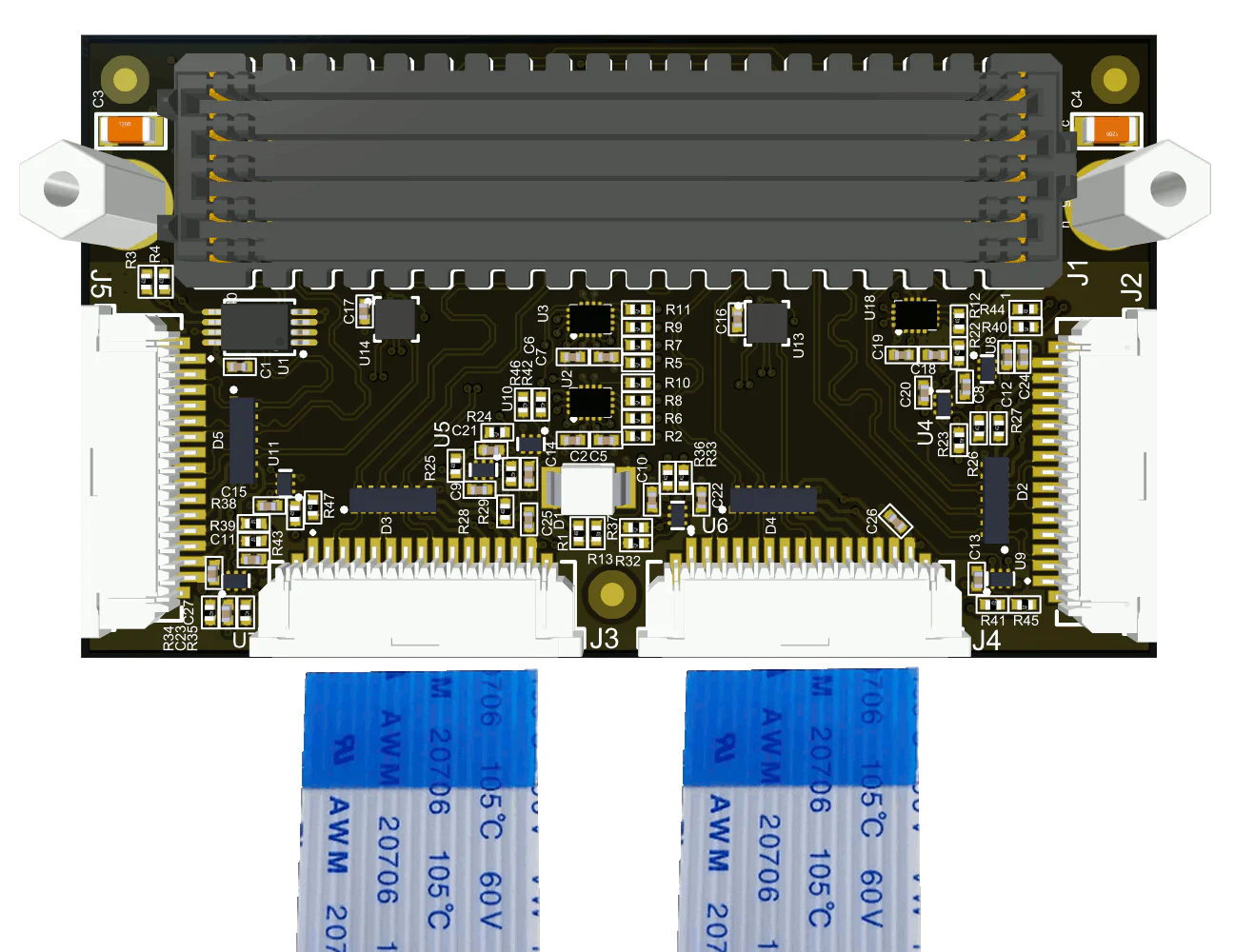 RPi Camera FMC top-side FFC orientation