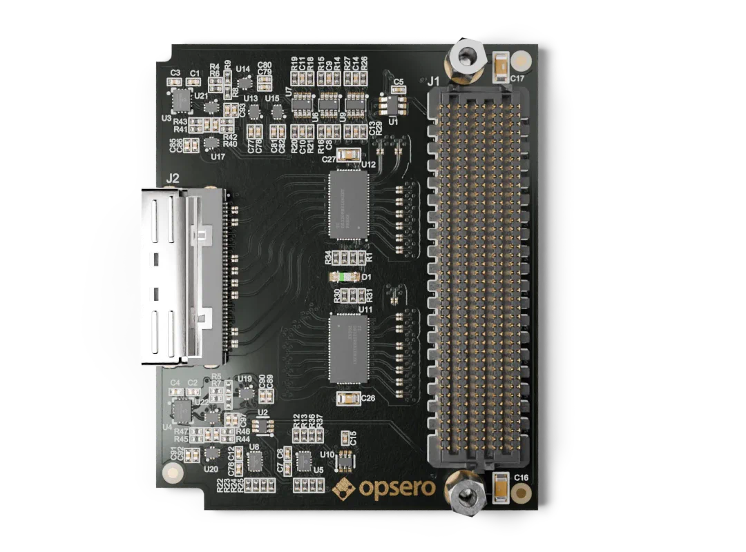 MCIO PCIe FMC top